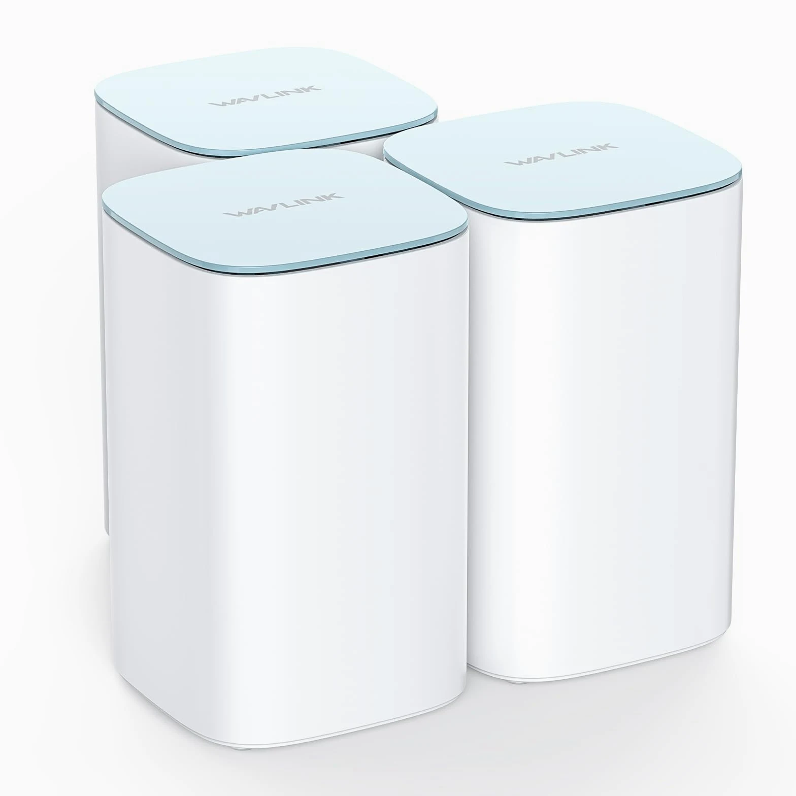 WAVLINK Sistema Mesh WiFi 6 AX3000 Dual Band (3-Pack) - Router/Estensore Mesh per Casa Intera, Copertura Fino a 4800 Sq.Ft., Connessione per 256 Dispositivi, VPN, 3 Porte Gigabit, 5 Antenne 5 dBi