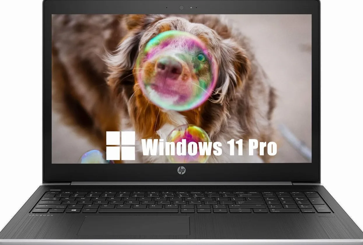 HP ProBook 450 G5 Business Notebook da 15,6" (1366 x 768), Intel Core i5-7200U, 8 GB di RAM, 256 GB SSD, Tastiera QWERTY Giapponese, Windows 11 Pro (Ricondizionato)