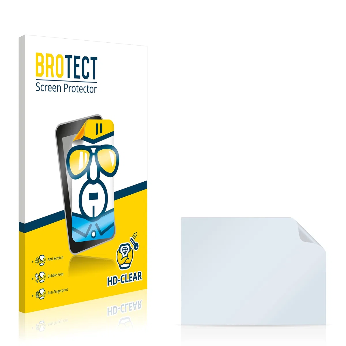 brotect 15" Pellicola Protettiva per PC touch panel con 15,0 Pollici (38.1 cm) [305 x 228 mm, 4:3] Trasparente Anti-Impronte