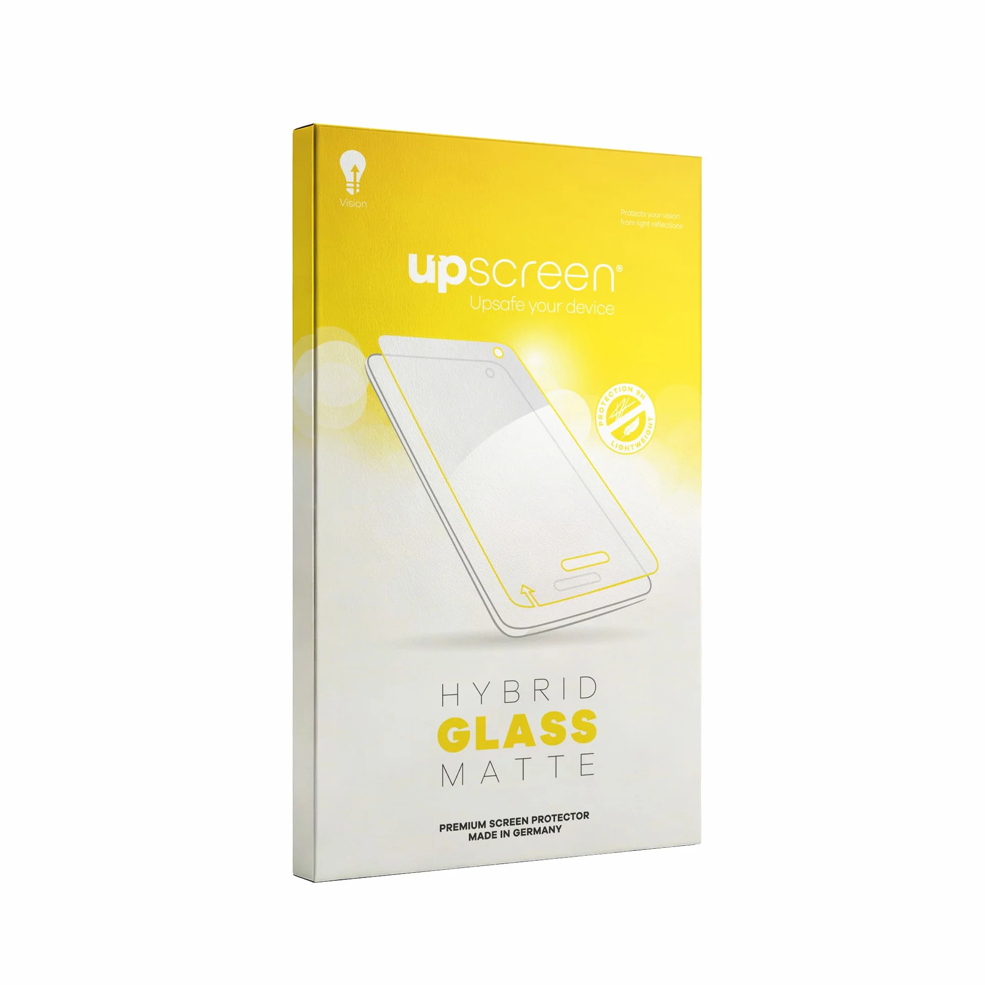 upscreen Pellicola Vetro per Yodoit PTM17 17.3" | , Opaca Protezione Schermo Made in Germany, Anti-Riflesso 9H Durezza Hybrid Glass Antigraffio