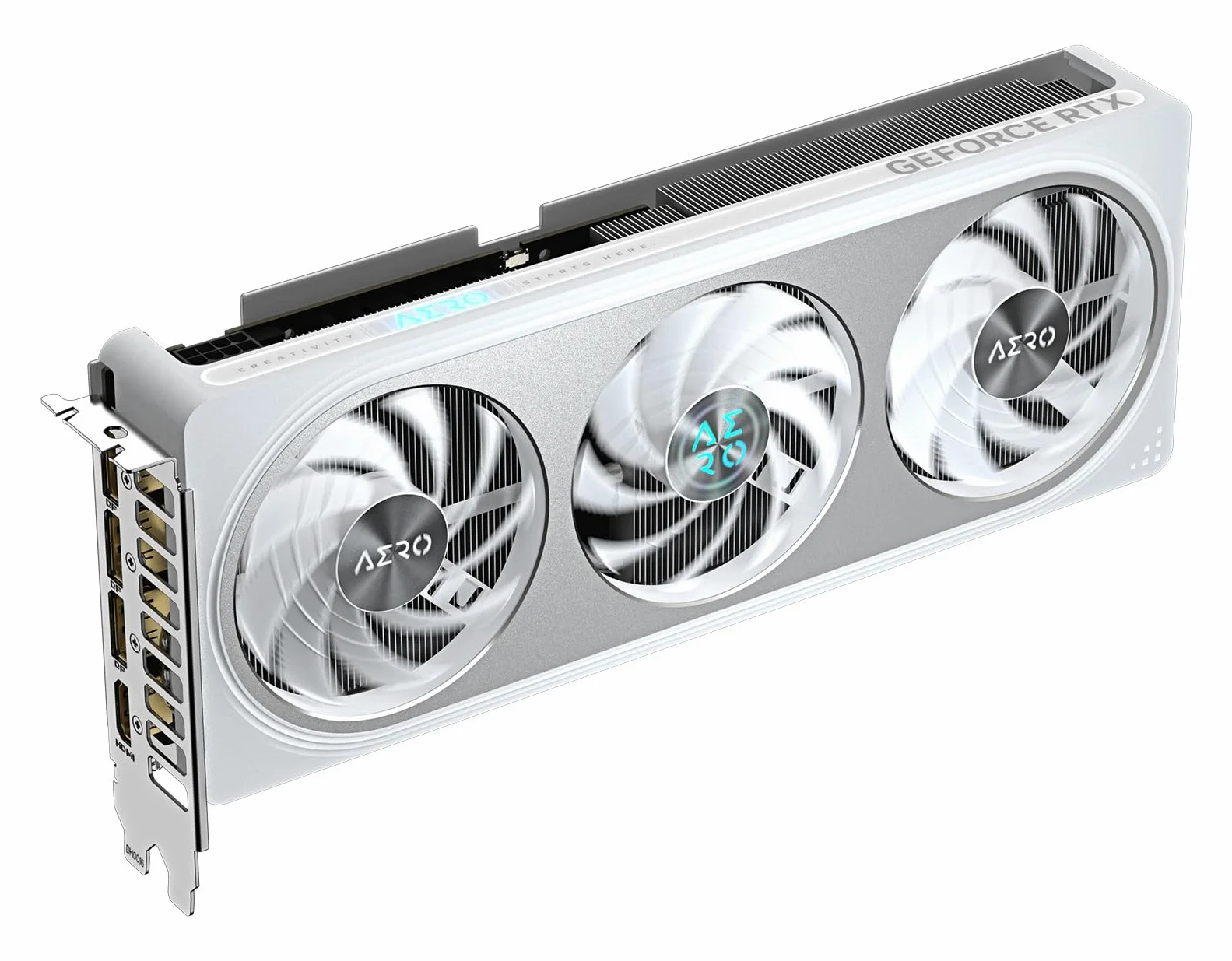 Gigabyte GeForce RTX 5060 AERO OC 8G Scheda Grafica - 8GB GDDR7, 128bit, PCI-E 5.0, 2595 MHz Frequenza core, 3 x DisplayPort, 1 x HDMI, GV-N5060AERO OC-8GD