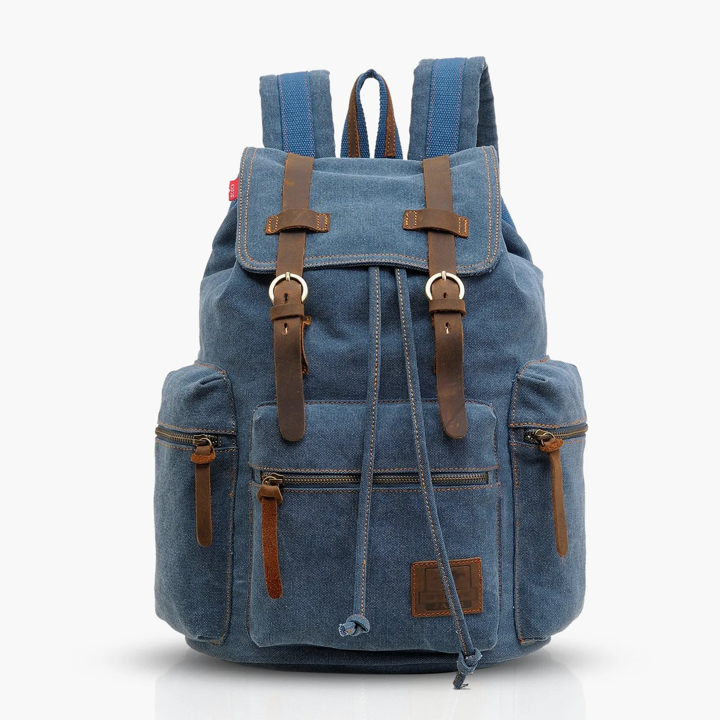 FANDARE Retro 15.6 Pollici Portatile Laptop Notebook Zaino Studente Zaino di Viaggio Viaggi Esterno Scuola Borsa a Zainetto Daypack Tela