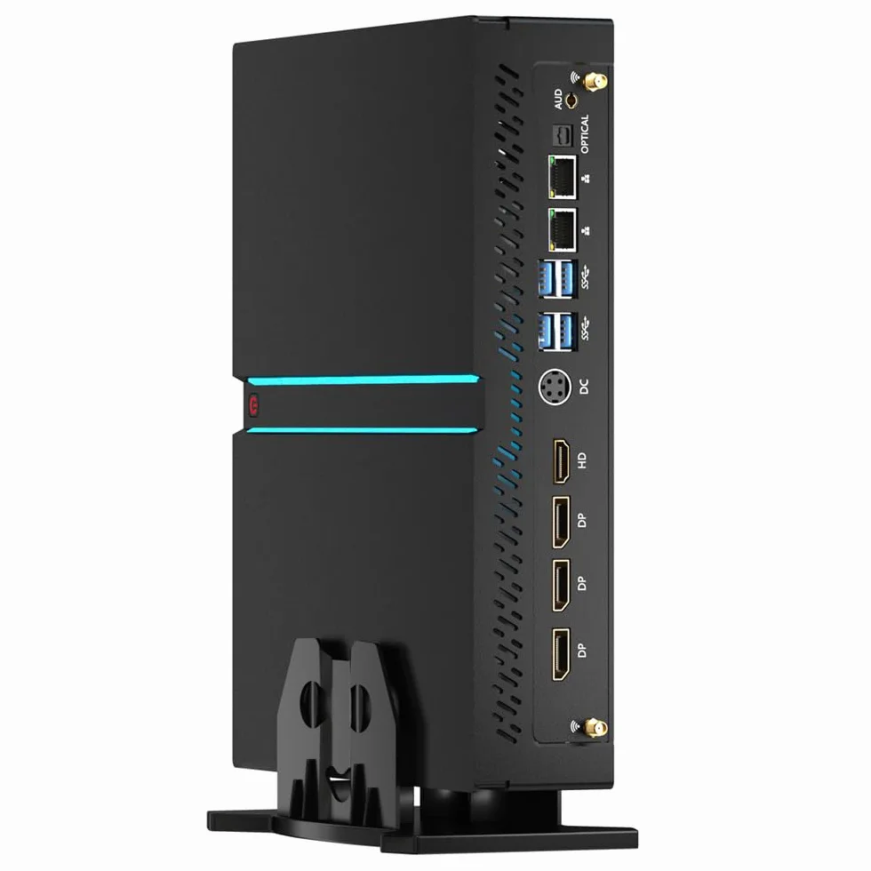 Mini PC da gioco, Core i9-13900F 24 core con computer desktop RTX4070 12G, 64G DDR5 RAM 2T PCIE 4.0 SSD, WiFi 6e, 1* HDMI/ 3* DP, 8K, quattro display, ottico, doppia LAN, Windows 11 Pro