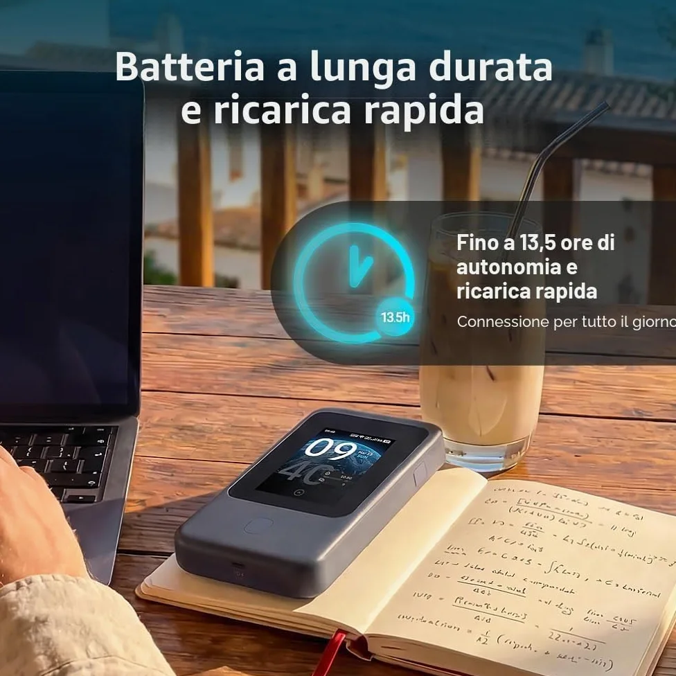 MUDI 7 (GL-E5800) | 5G NR Tri-Band Wi-Fi 7 Travel Router