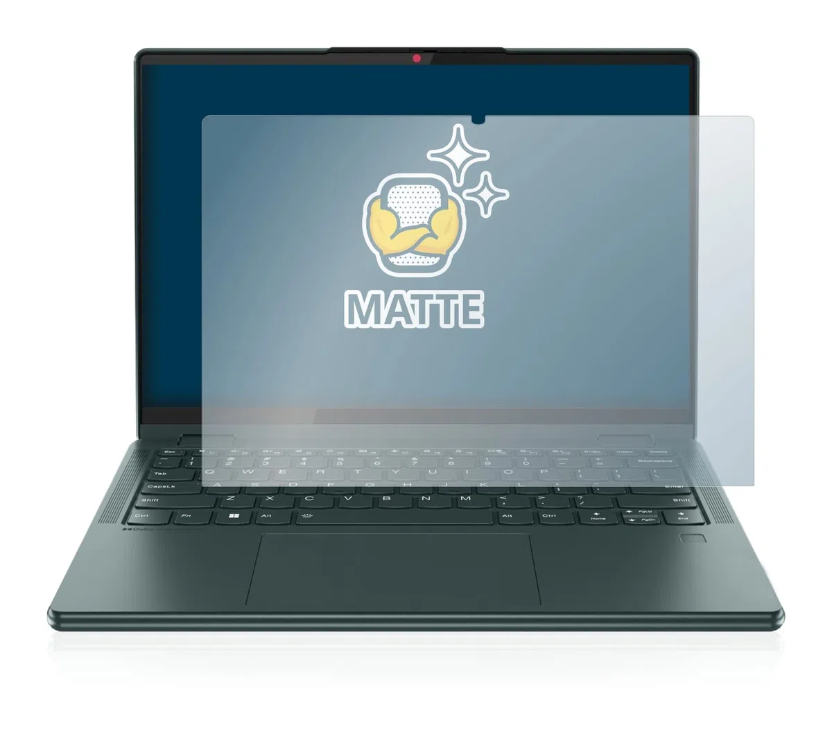brotect Pellicola Protettiva Opaca per Lenovo Yoga 6 13.3" (7a Gen.) Pellicola Protettiva Anti-Riflesso (2 Pezzi)