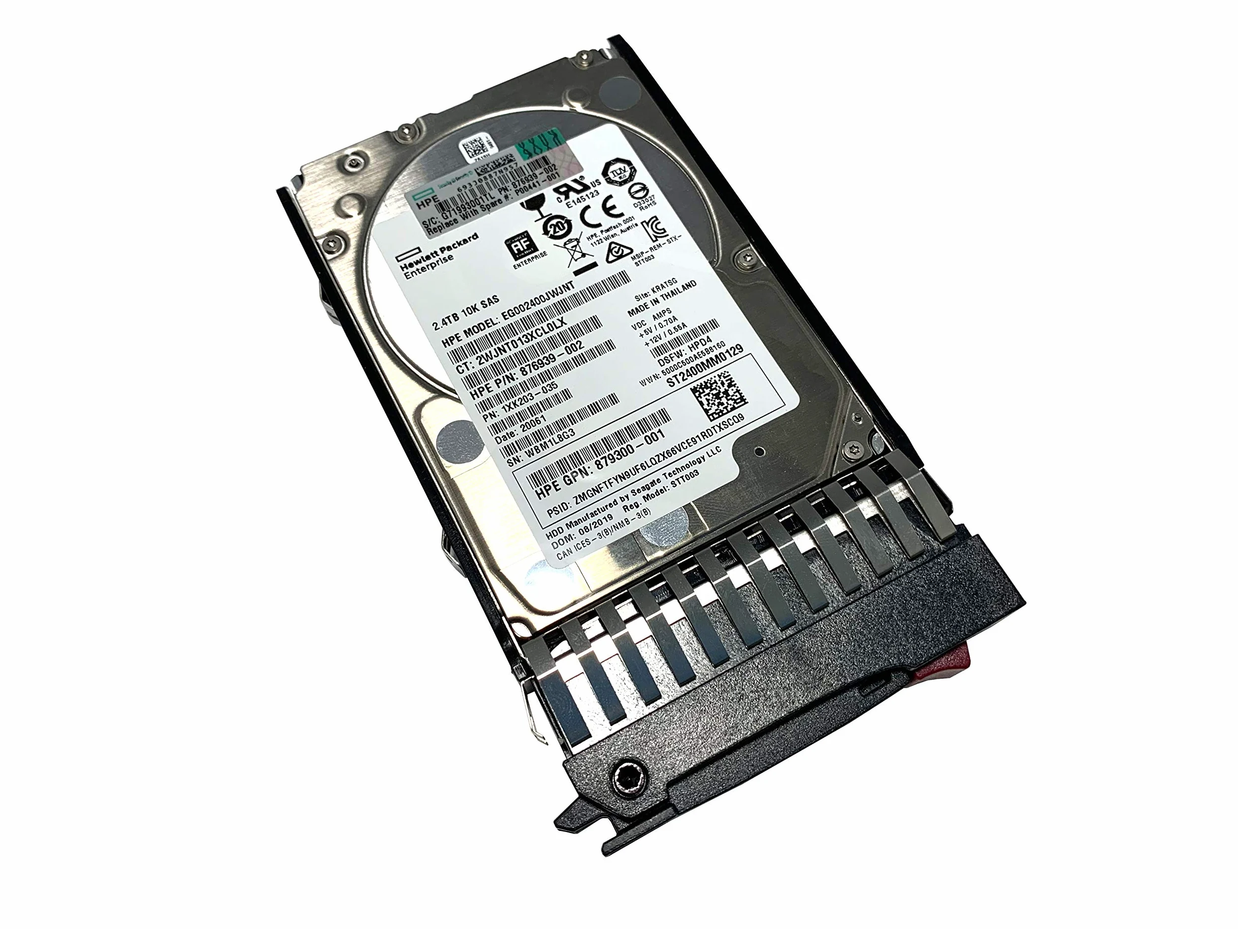 Disco rigido MSA originale HPE P00441-001 MSA 2,4 TB 2,5" Serial Attached SCSI (SAS) SFF 12G Dual Port 512e Enterprise (ENT) Hot-Plug 10K MSA - ITPS Italia