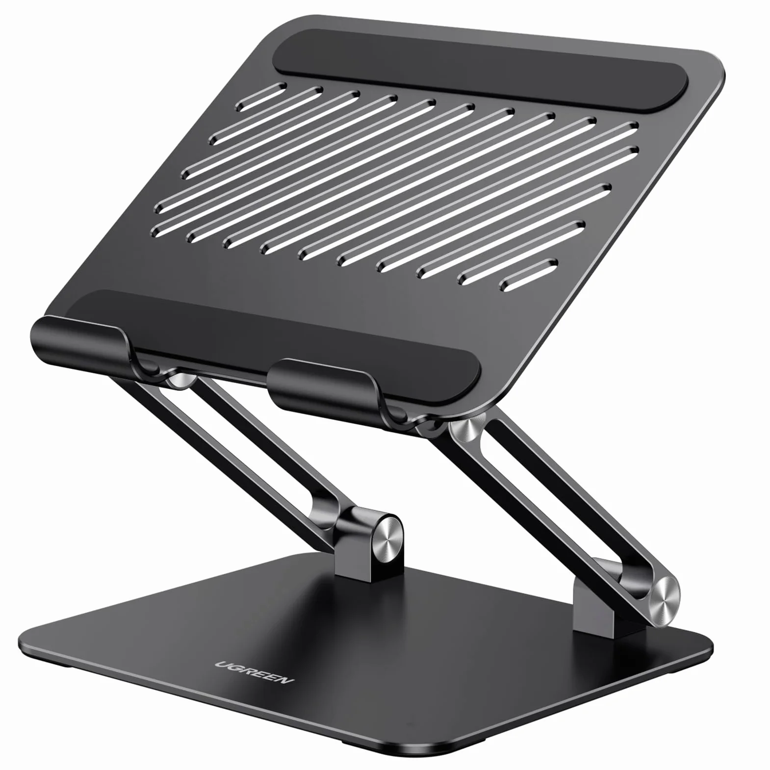 UGREEN Supporto per Tablet da 4,7" a 12,9" Universale, Porta Cellulare da Tavolo Regolabile Pieghevole per iPad 2022, MatePad, Galaxy Tab, Xiaomi Pad, iPhone 16 Plus Pro Max Nero