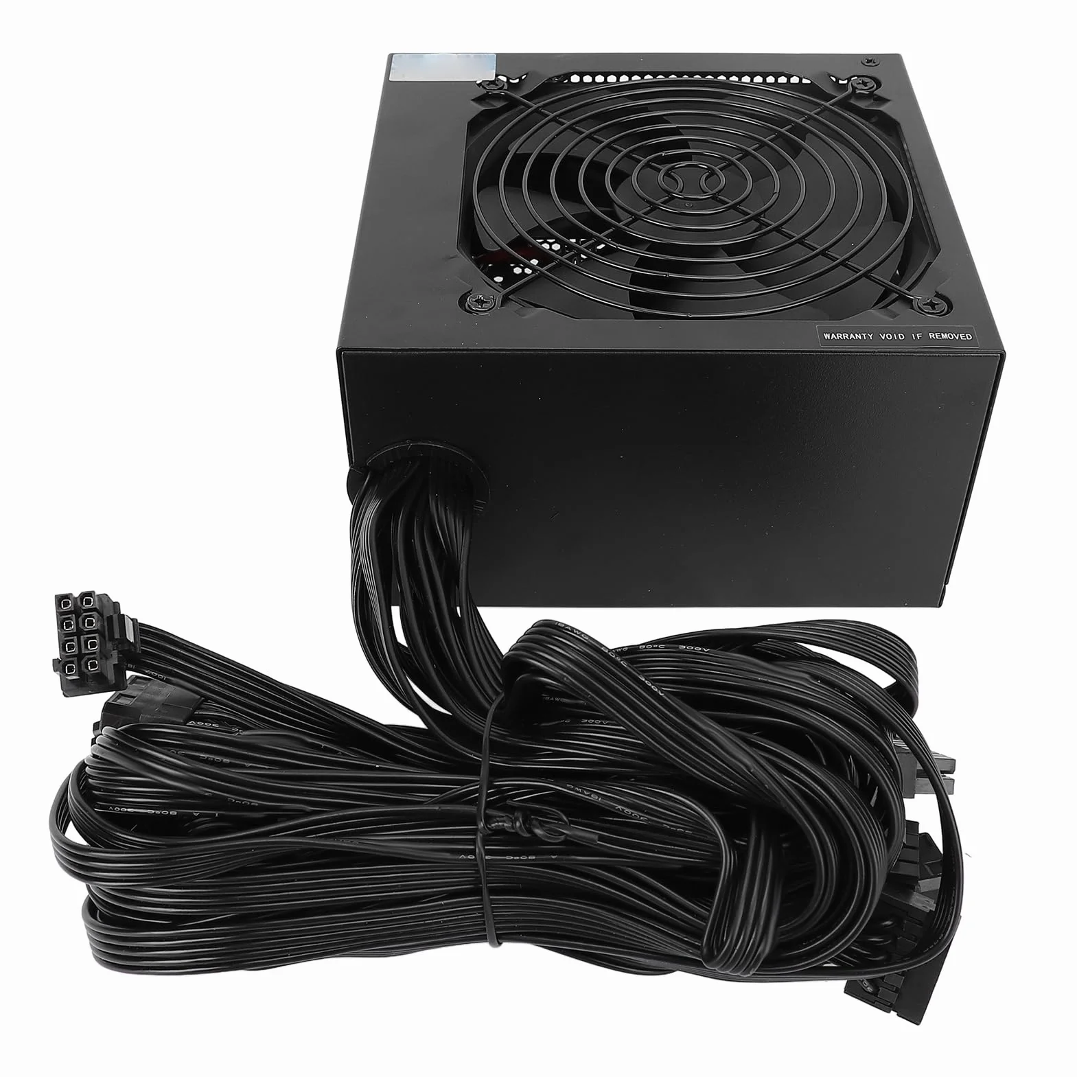 AMONIDA Alimentatore ATX da 700 W Ad Alte Prestazioni con Ventola di Raffreddamento per Sistemi Informatici, Tensione Stabile, Molteplici Funzioni di Protezione