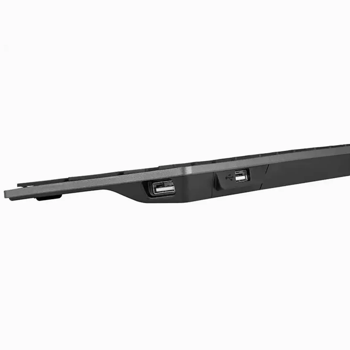 A4tech FX60H Tastiera da gioco QWERTY 12 tasti di navigazione multimediale 2 porte USB Plug & Play Porta USB cablata Lunghezza cavo 1,5 m (Retroilluminazione bianca)