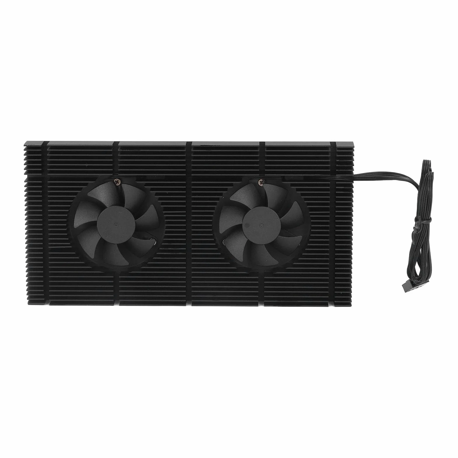Cocoarm GK6 Doppia Ventola PWM VRAM Dissipatore di Calore GPU in Lega di Alluminio Piastra Posteriore Radiatore 90 X 180 X 15 Mm Regolabile da 1500 a 5000 Giri/min per Raffreddamento Memoria