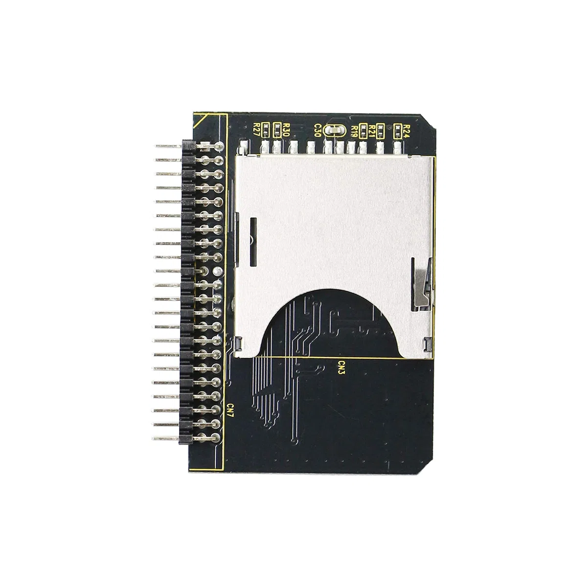 GINTOOYUN Adattatore da scheda SD a IDE da 6,3 cm, da scheda di memoria SD SDHC SDXC MMC a IDE da 2,5 pollici, adattatore convertitore maschio a 44 pin