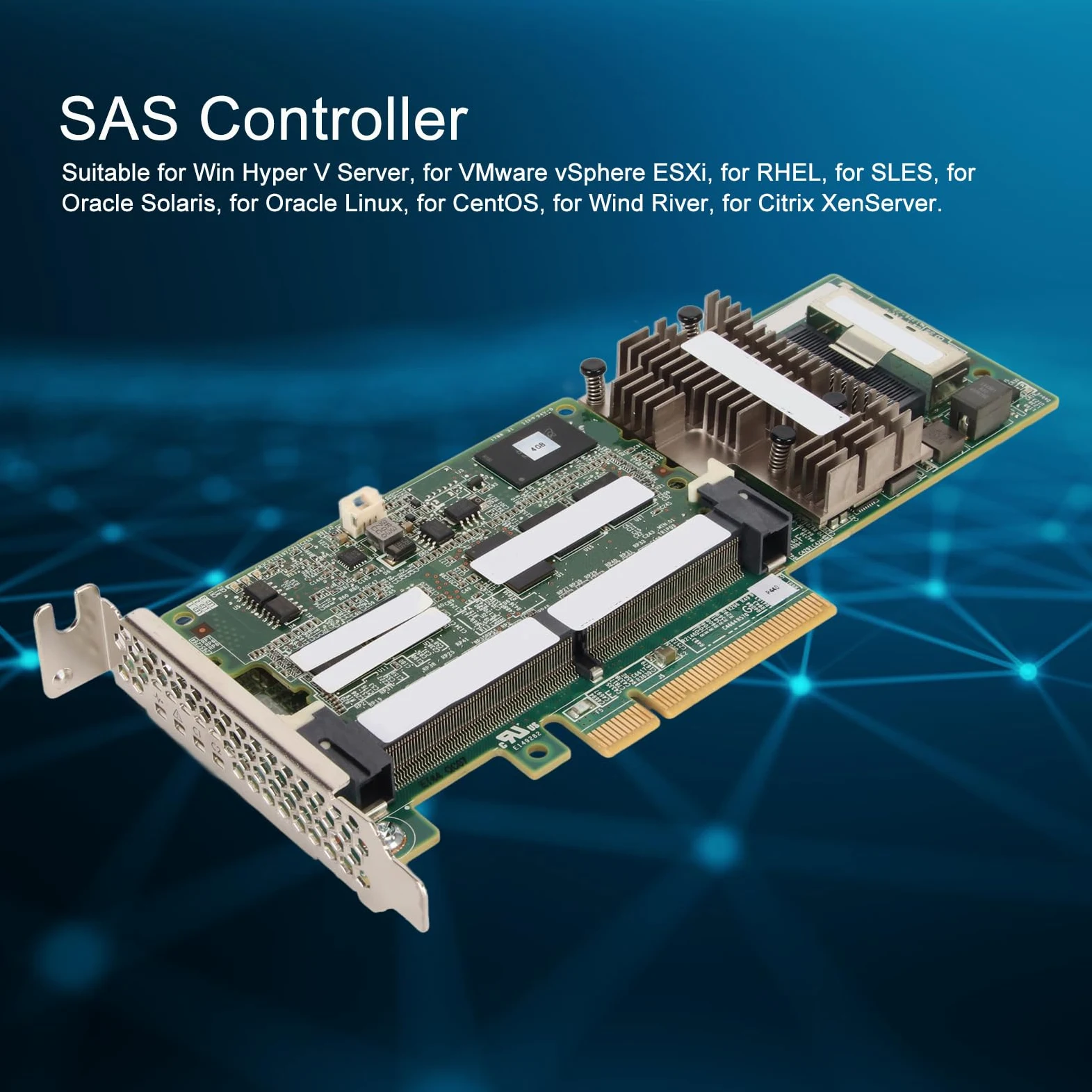 Zunate Smart Array Card, Controller SAS da 12 GB Cache da 4 GB 72 Bit Wide DDR3 1866 MHz FBWC Controller Raid Plug And Play, per Server