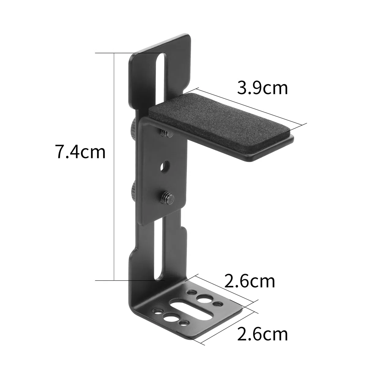 YAODHAOD Staffa di supporto GPU, supporto per scheda grafica, supporto per scheda video, supporto regolabile GPU anti sag brace 6-96 mm (nero)
