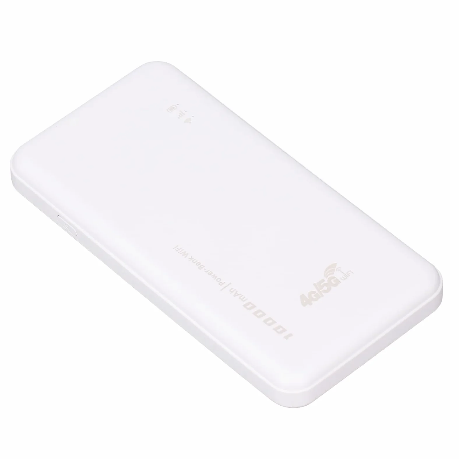 Generic Router Portatile 4G LTE Hotspot Mobile Slot per Scheda SIM 300Mbps Batteria Power Bank Router per Casa e Lavoro ABS Bianco 1 Articolo