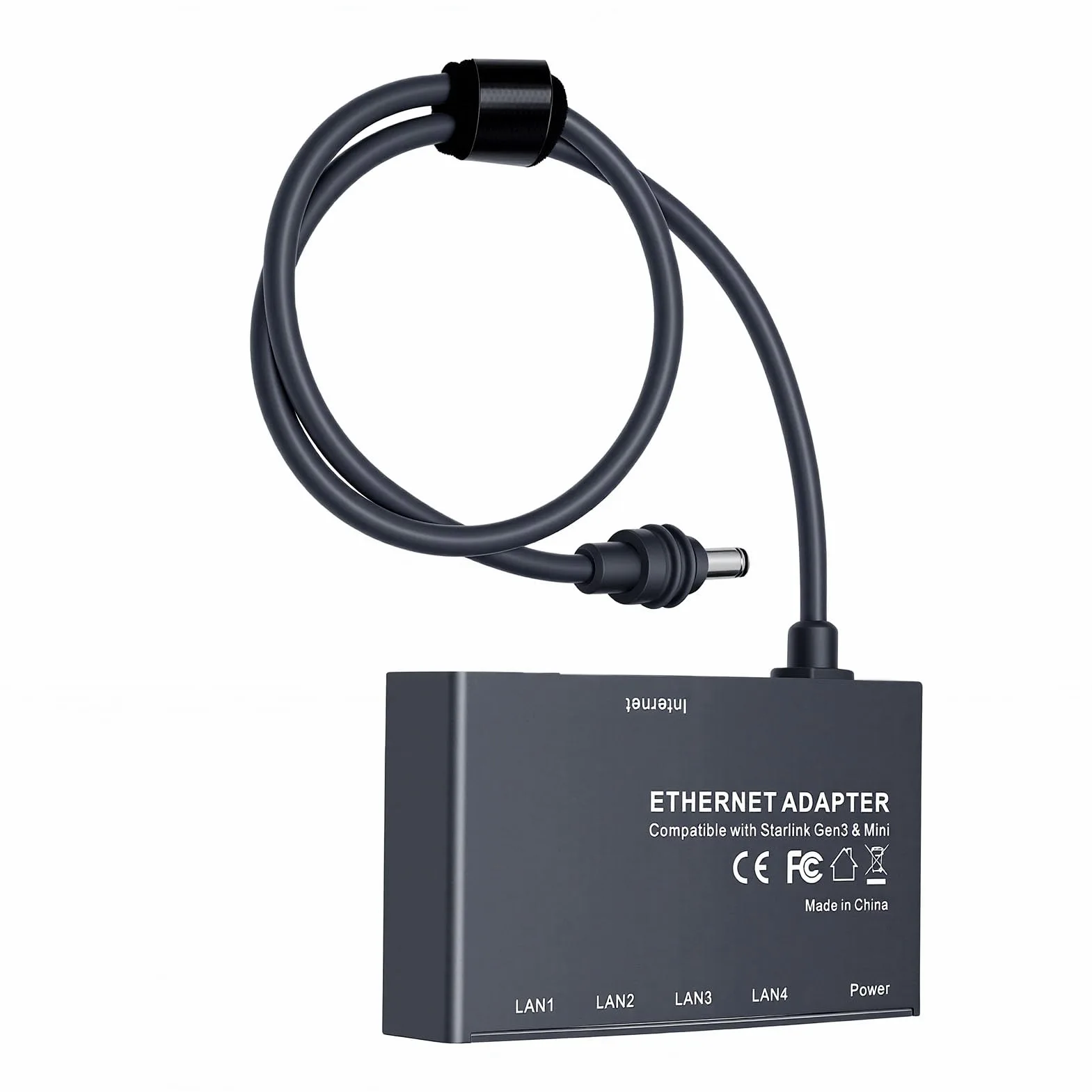 ASHATA Adattatore a prestazioni stabili per Gen3 Mini Splitter Ethernet a 4 porte, connessione a bassa latenza per trasmissione HD di giochi