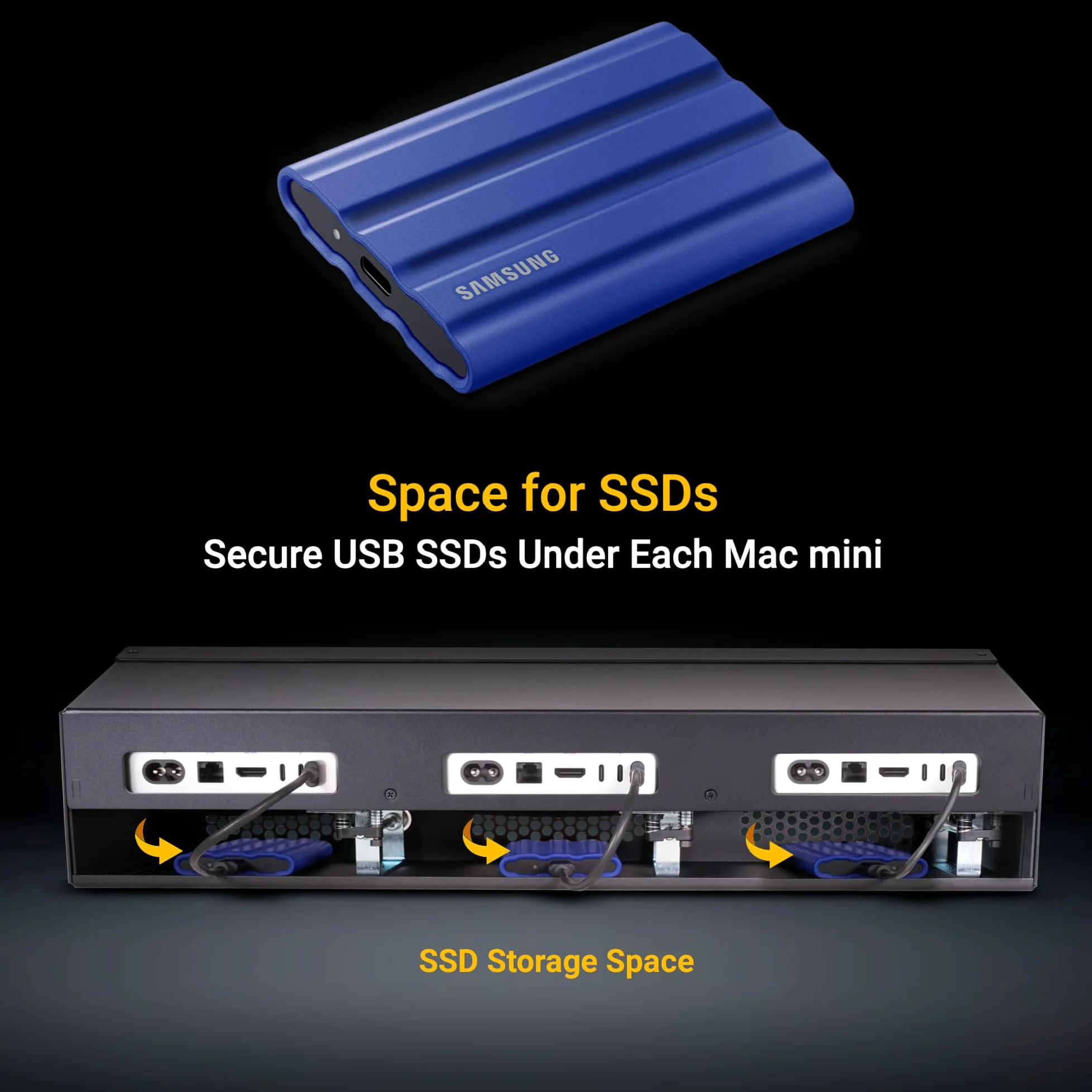 Sonnet RackMac Mini (2024+)-Alloggiamento per montaggio su rack 2Upara 1, 2 o 3 Computer Mac Mini, soluzione Montaggio rack Pro da 19 pollici