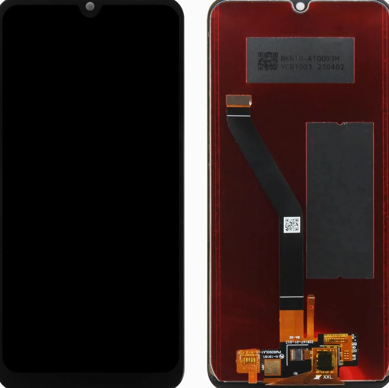 Lcd Display Schermo compatibile con Huawei Y6 2019 (MRD-LX1, MRD-LX2) / Y6s (JAT-L29, JAT-L41, JAT-LX1, JAT-LX3) / Honor 8A (JAT-AL00 JAT-TL00 JAT-L29) - Lcd Touch Screen Nero