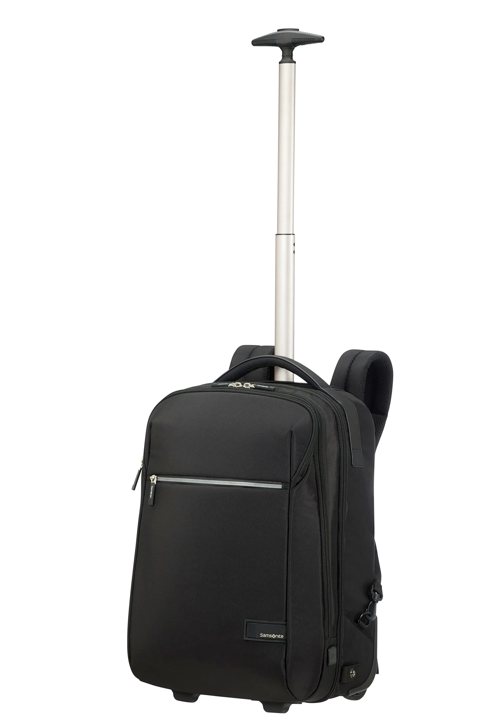 Samsonite Litepoint - Borsa PC con Ruote 17.3" (48 cm) con Funzioni Smart, Organizzazione Interna Pratica, Trolley Business - 30L - Nero (Black)