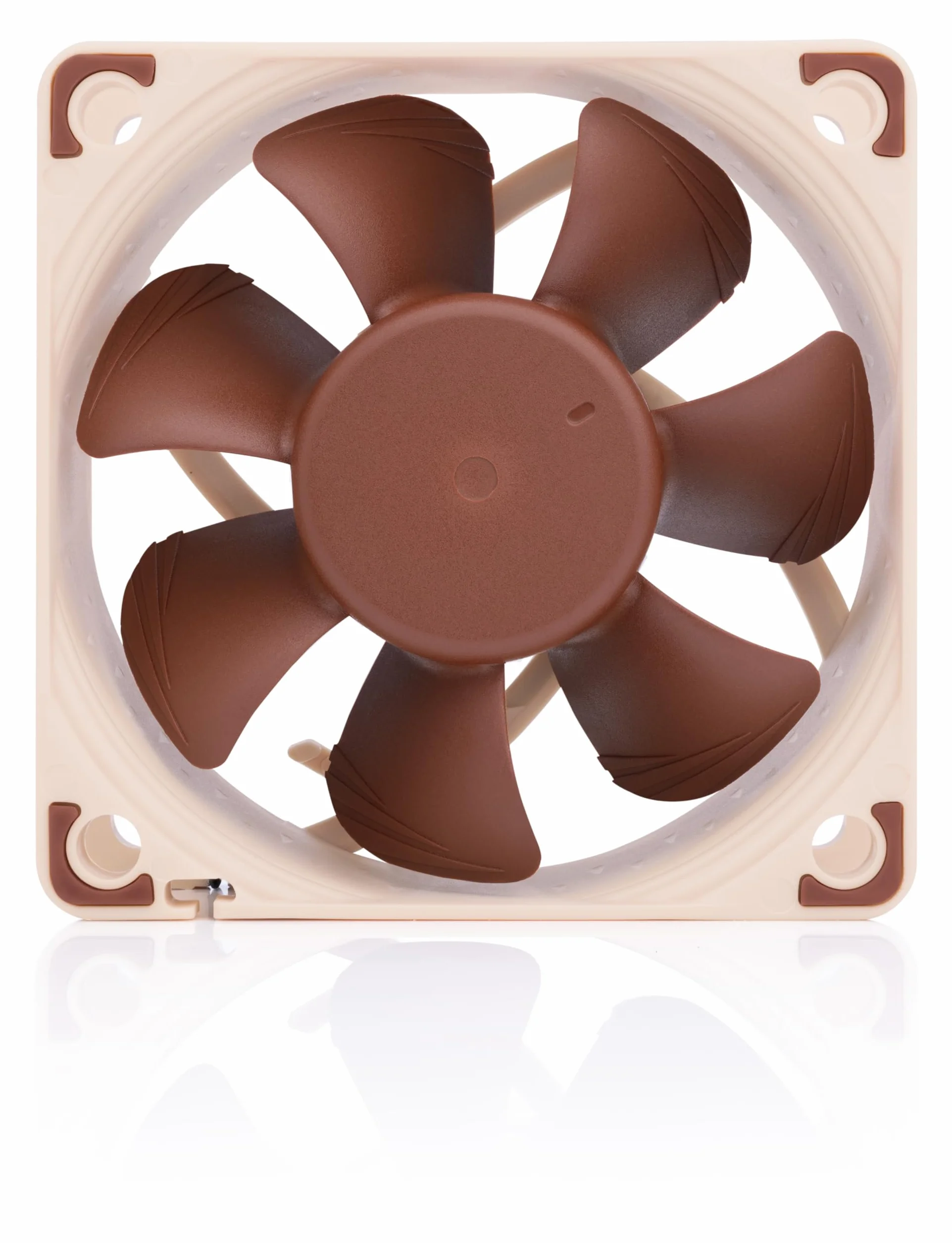 Noctua NF-A6X25 FLX, Ventola Silenziosa di Qualità Premium, 3-Pin (60 mm, Marrone)