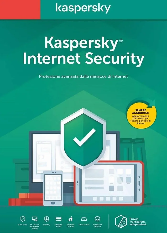 nextradeitalia Kaspersky Internet Security 2023 - PC/Mac/Android/iOS -1 Anno - 5 DISPOSITIVI