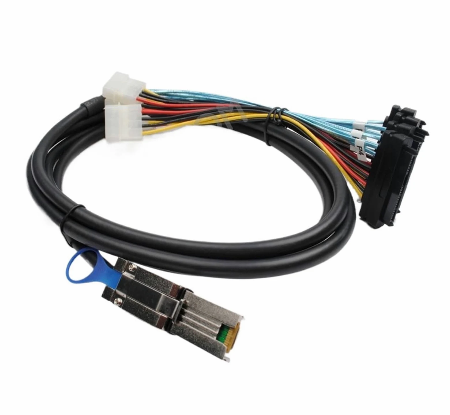 SFF-8088 A SFF-8482 SAS Cavo SATA MI-N 26Pin SFF 8088 A 4 8482 29Pin con grande cavo di alimentazione a pin 100CM/200CM(1M)