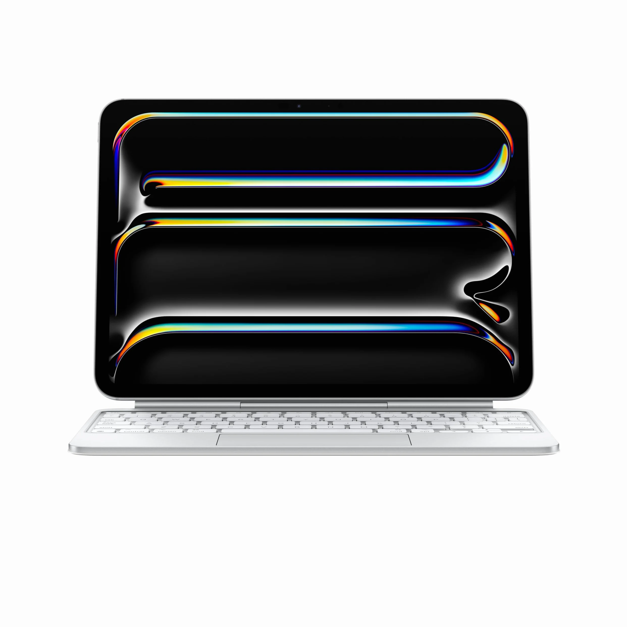 Apple Magic Keyboard (per iPad Pro 11-pollici M4) (QWERTY Inglese) Bianco (Ricondizionato)