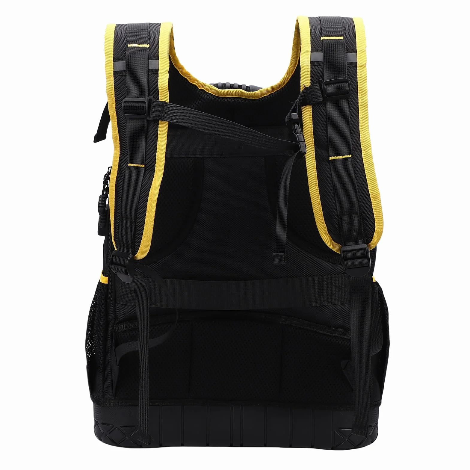Tosuny Zaino Portautensili con Tasche Multiple, Custodia Imbottita per Laptop, Borsa Portautensili con Fondo Rigido in Tessuto Oxford Resistente con Custodia e Cavo USB