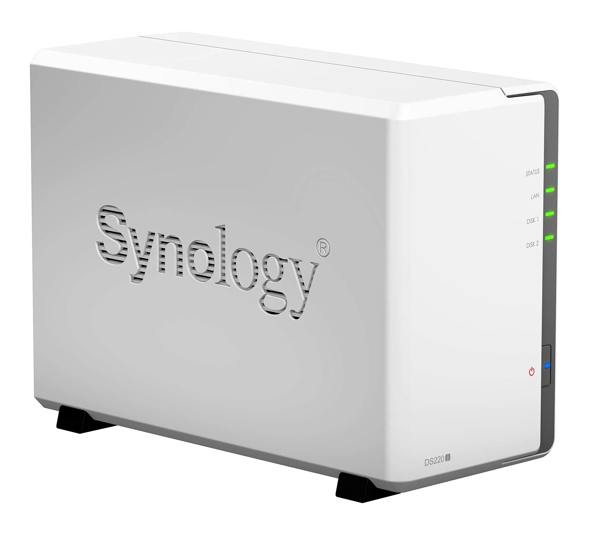 Synology DS220j 12 TB 2 Bay Desktop NAS | Installato con 2 unità IronWolf Seagate da 6 TB DS220J/12TB-IW
