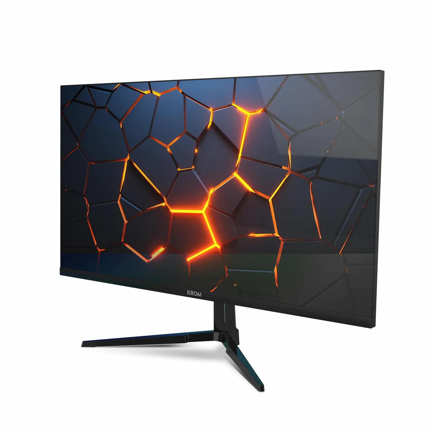 KROM KERTZ - Monitor Gaming 27” RGB 200HZ IPS, 1ms tiempo respuesta, FullHD (1920X1080px), HDR, Freesync G-Sync, Low Blue Light/Flicker Free, HDMI 2.0, Display port 1.4, Negro