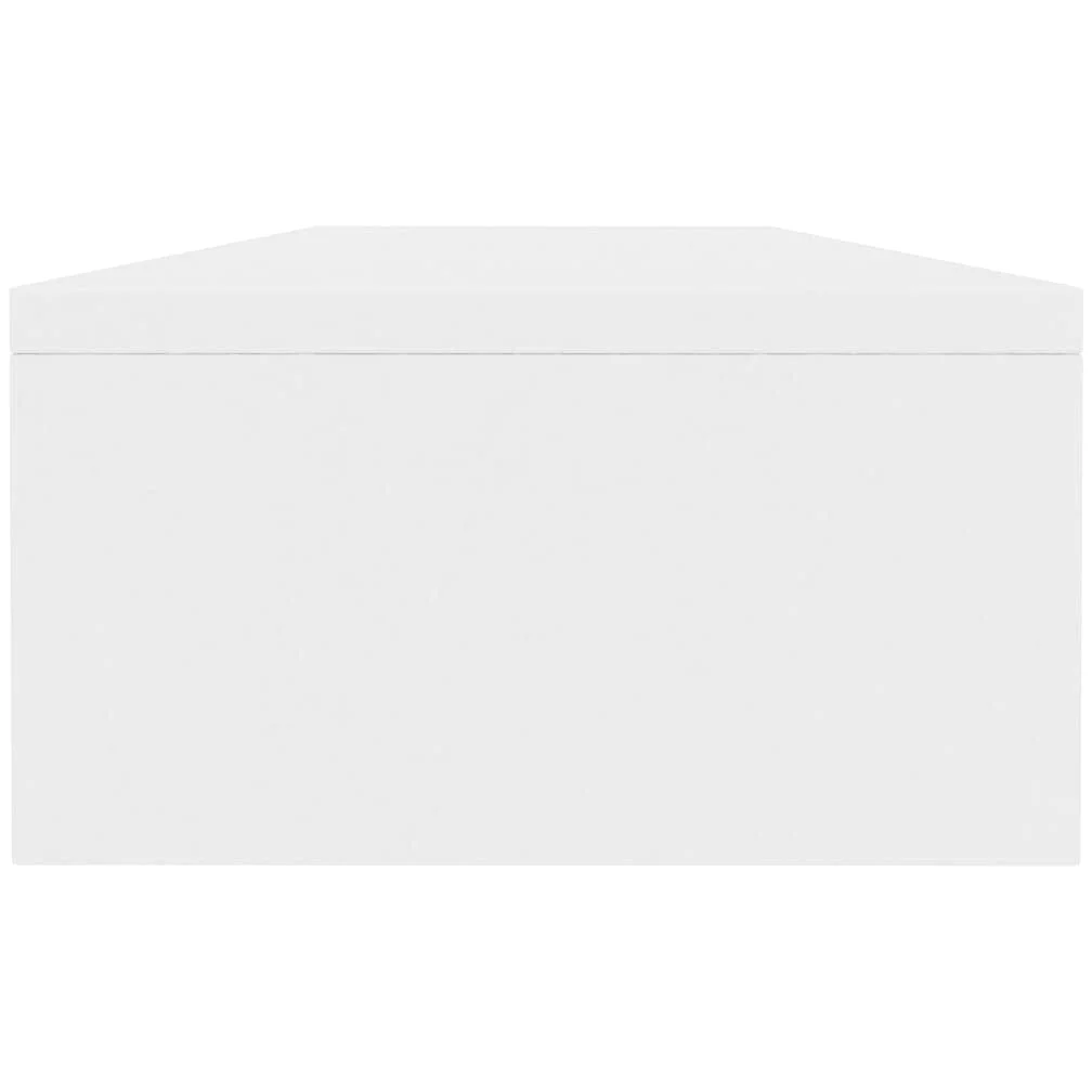 Chusui Supporto per Monitor,Supporto per Monitor da Scrivania,Supporto per Monitor PC,Supporto per Monitor Bianco 100x24x13 cm in Legno Multistrato