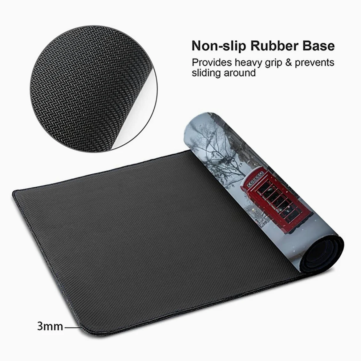 Tappetino per Mouse Gaming XXL 1200x600x3mm– Ufficio Mousepad Grande – Migliora la Velocità e la Precisione Tenuta Stabile Sottomano per Ufficio e Casa Accessori Scrivania Autobus PjY7827 7-S