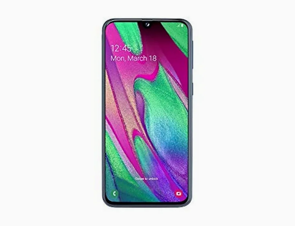 Samsung Galaxy A40 Enterprise Edition - smartphone 15 cm (5.9") 4 GB 64 GB Doppia SIM 4G Nero 3100 mAh (Ricondizionato)