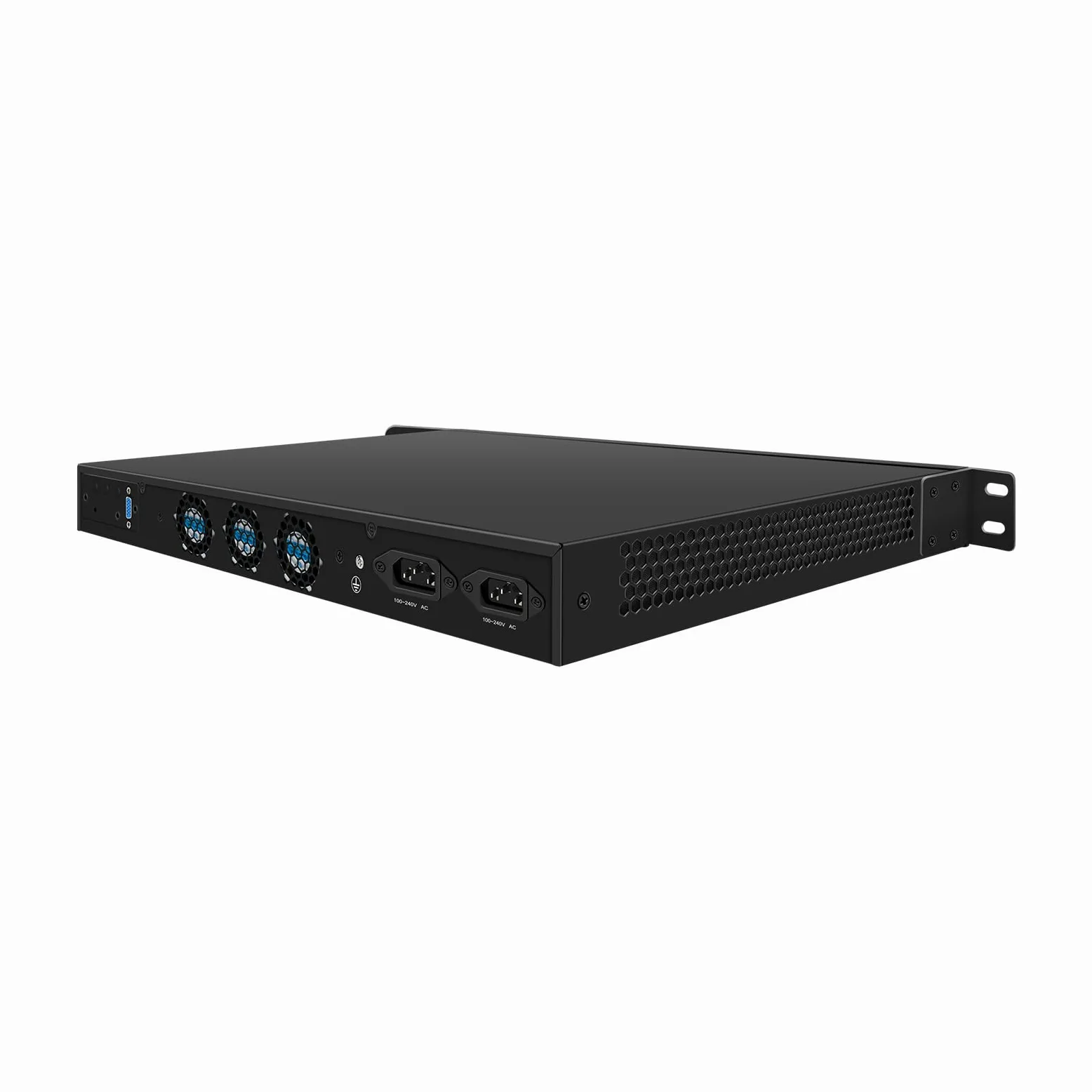 1U Firewall Appliance 10GbE with Redundancy Power Supply, PFSense, OPNsense, VPN, I3 14100, RJ16, 6 x 2.5GbE LAN, 2 x SFP+, Support 19-24V DC, 8G RAM, 128G SSD