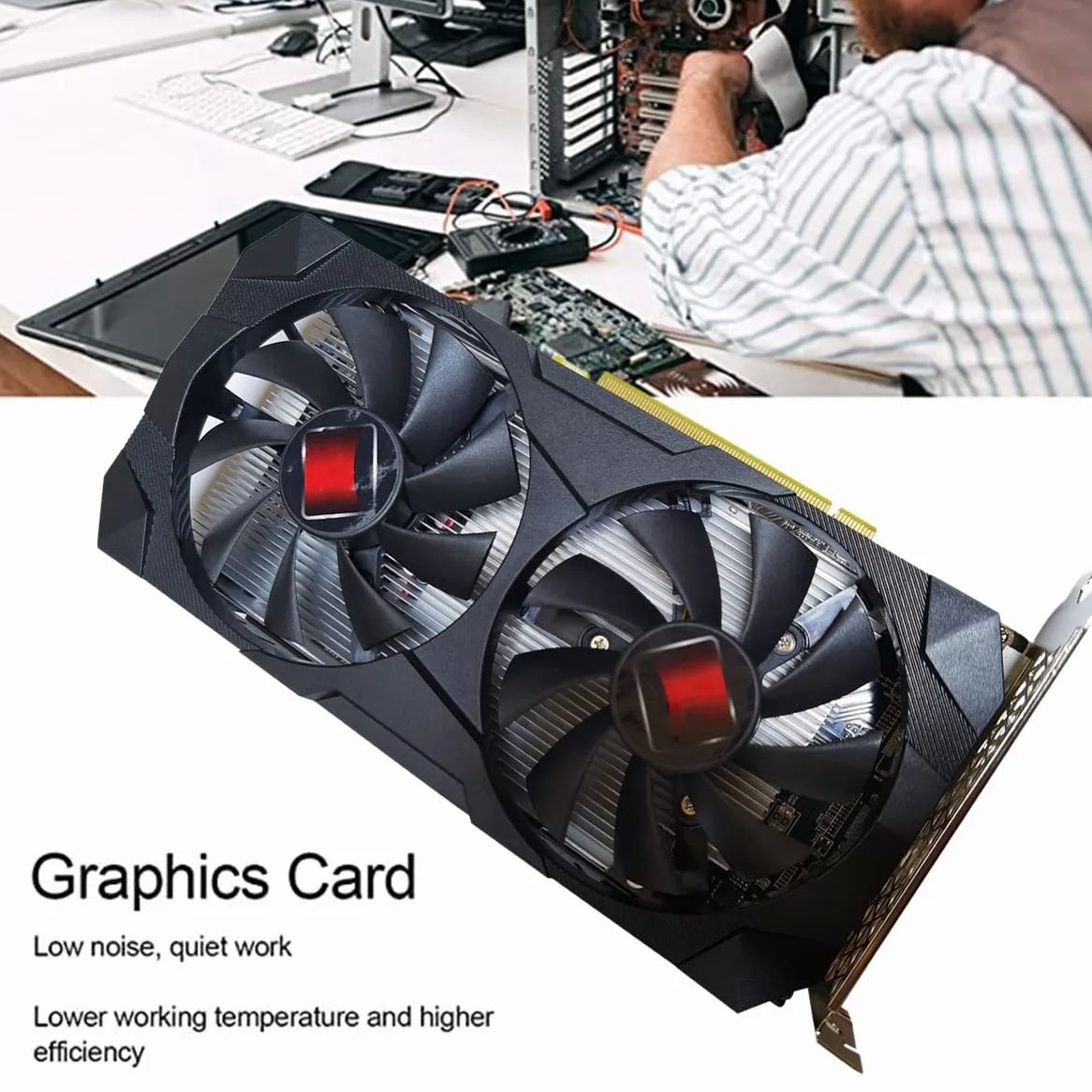 RX580 8G Gaming Scheda Grafica 8GB GDDR5 256BIT 2048SP 1206MHz/1500 MHz PCI-E3.0 X16 DVI DP - Interfaccia compatibile (scarica il driver)
