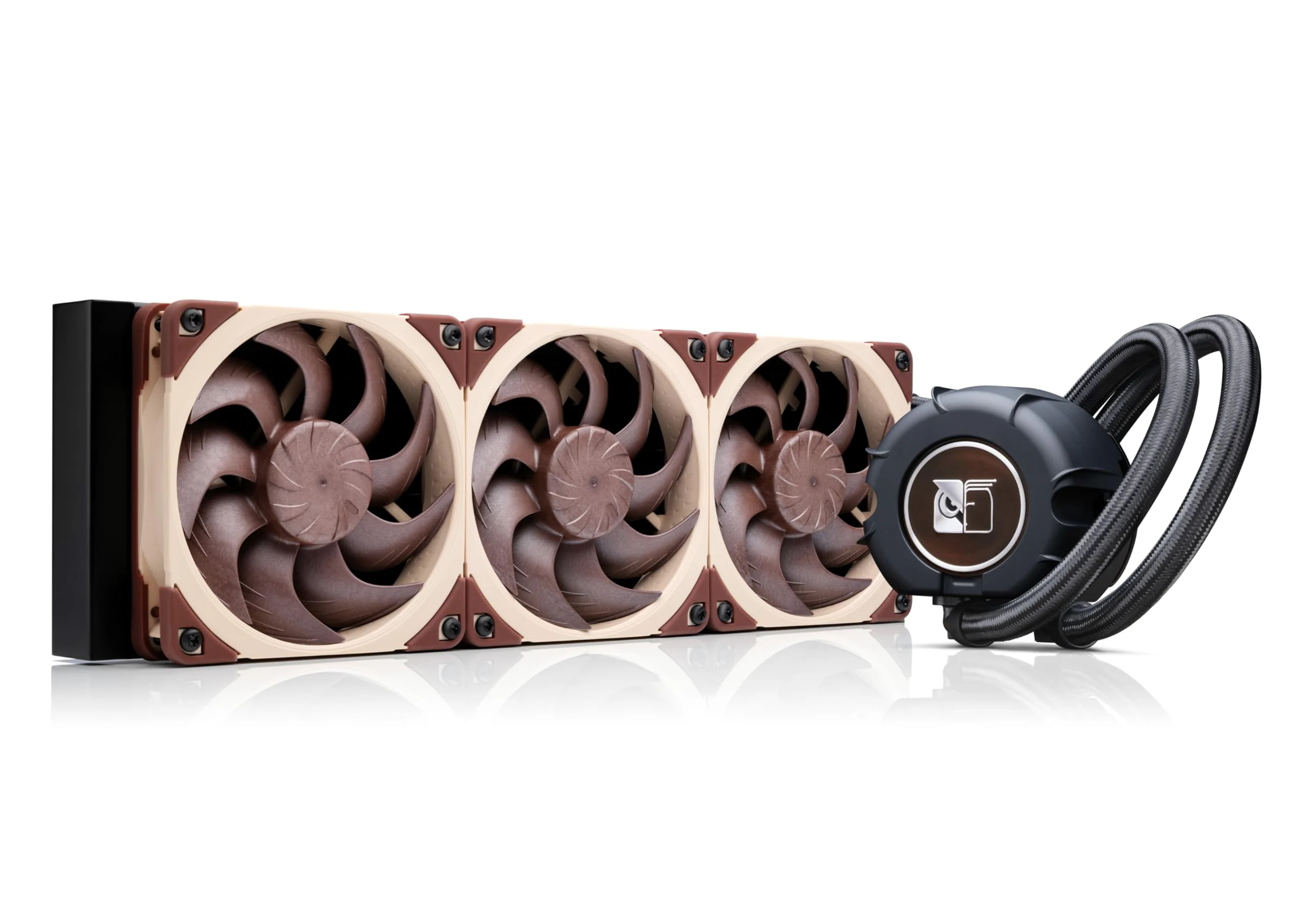 Noctua NL-LC1-36 da 360 mm Dissipatore a Liquido All-in-One (AIO) Silenzioso per CPU AMD AM5 e Intel LGA1851/LGA1700 (Nero, Marrone, Beige)