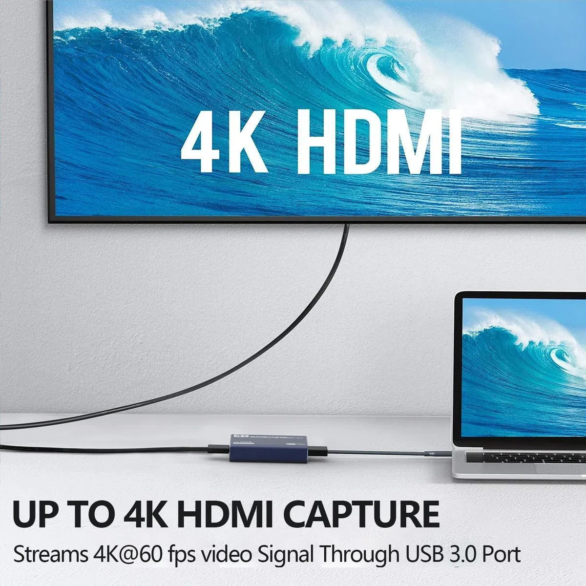 Scheda di acquisizione: Elevate Your Streaming Game with 4K Full HD HDMI USB 3.0 Video Capture Card - Progettato per videocamere, PS4, OBS, PS5, Xbox