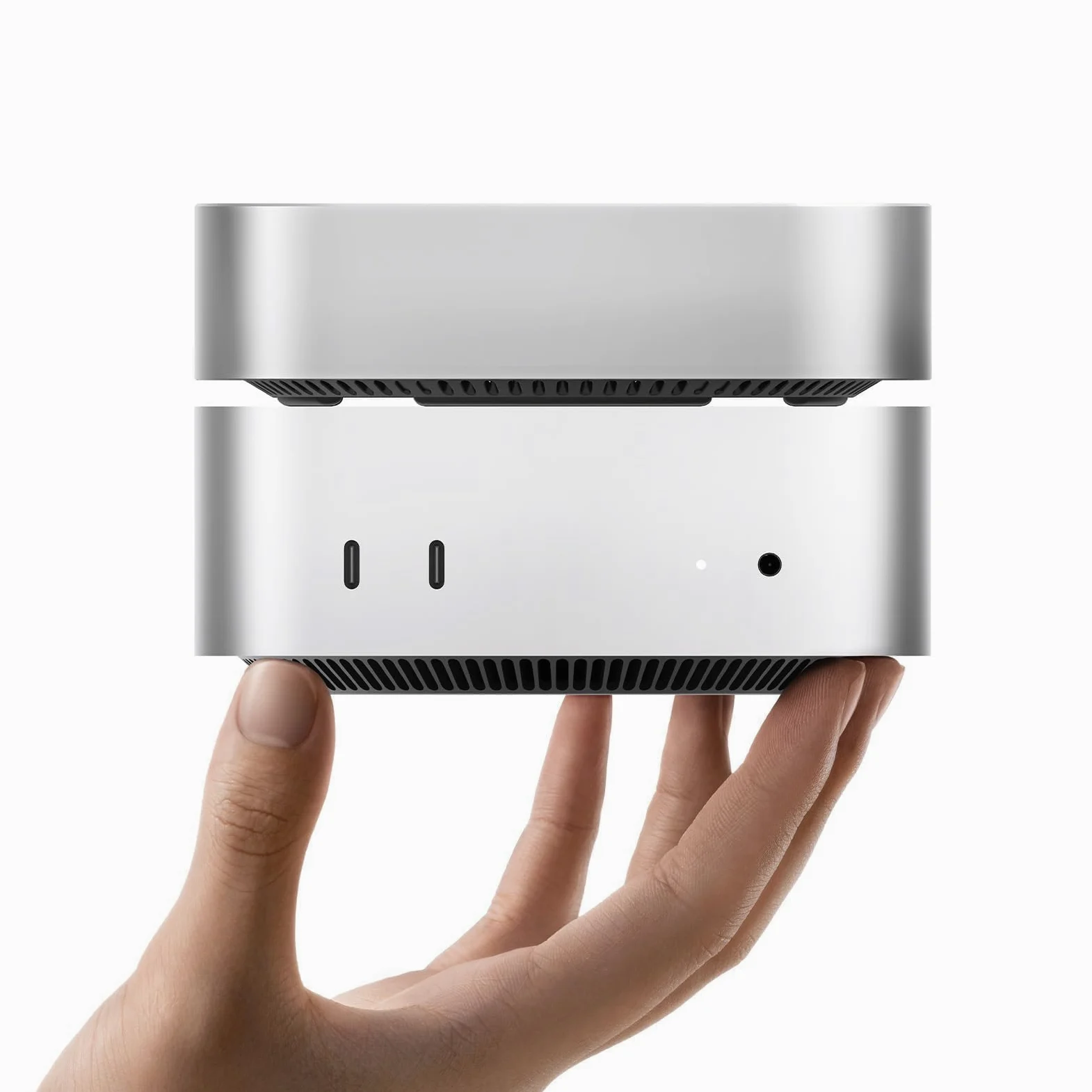 ORICO MiniMate 1TB Extreme SSD per Mac mini M4/M4 Pro, 40Gbps SSD Portatile In Alluminio, Compatibile con Thunderbolt 4/3/USB4, Argento M4T4