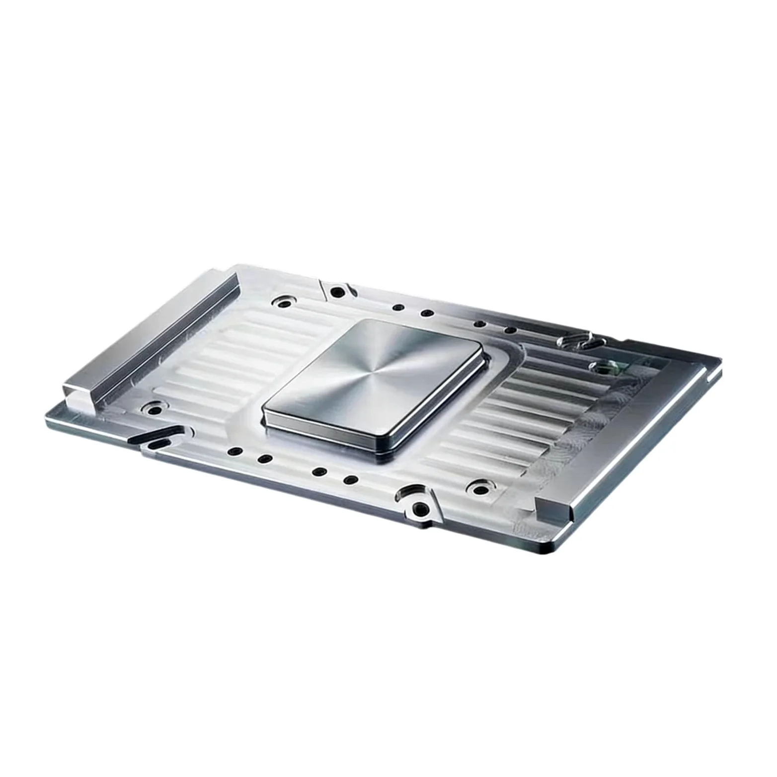 Alluminio Diffusore di Calore Dissipazione Termica Piastra Radiatore Sostituzione per V100 SXM2 GPU Accessori Scheda Grafica Intelligence Driver di Raffreddamento