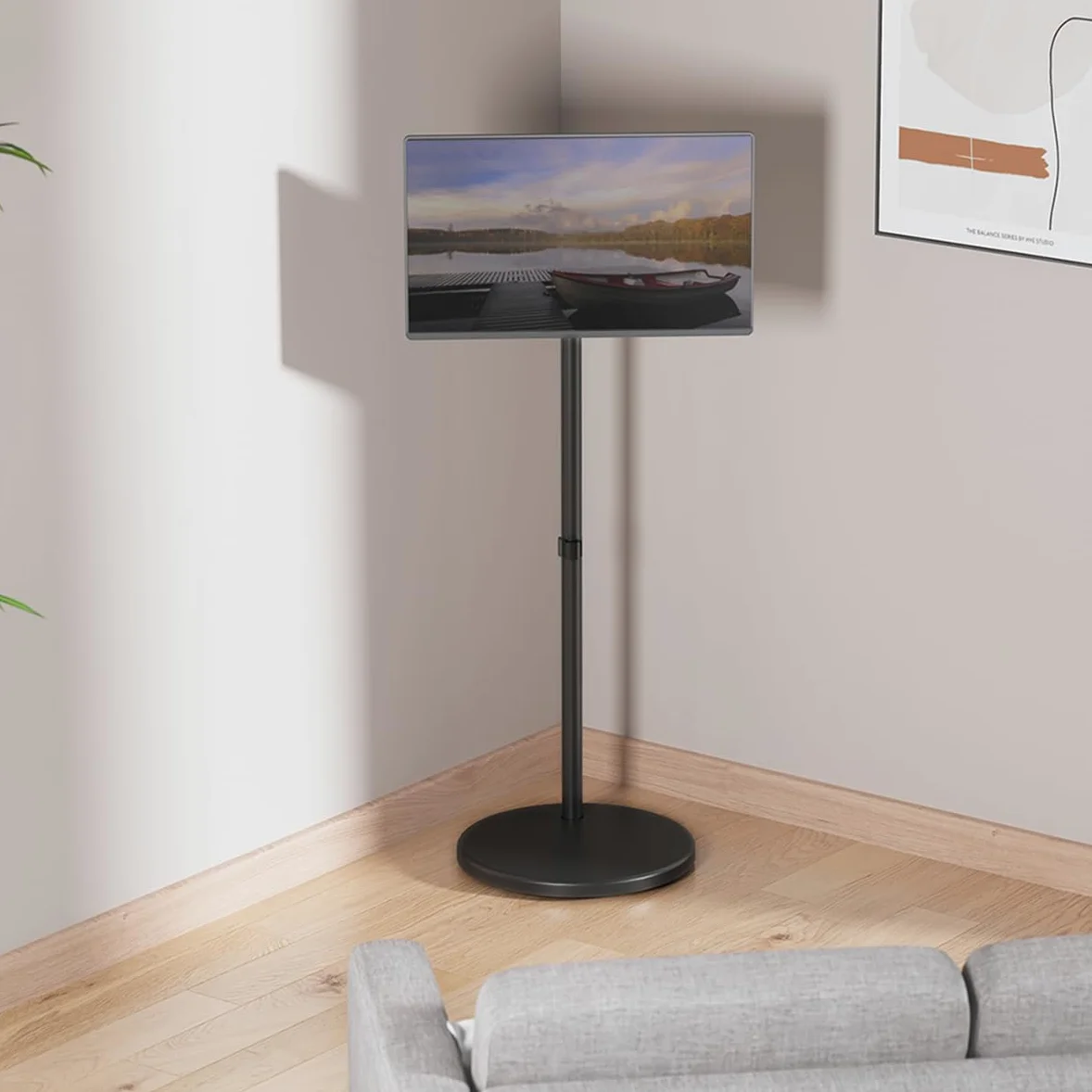 My Wall HT34L - Supporto singolo per monitor da 17 a 88,9 cm (35), inclinabile, altezza regolabile