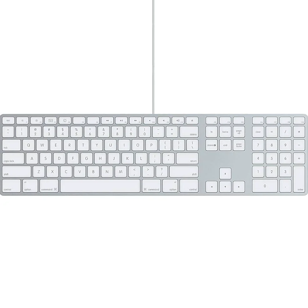 Apple Magic Keyboard con Numeric Keypad (QWERTY Inglese) Argento (Ricondizionato)