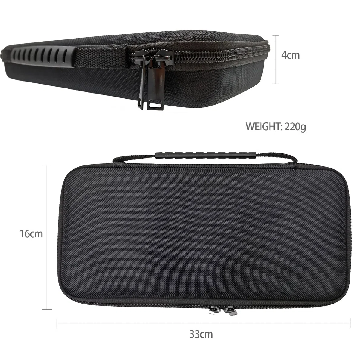 Borsa rigida a mano portatile per Logitech MX Keys Mini Keyboard Tastiera senza fili Custodia protettiva anti-graffio anti-collisione