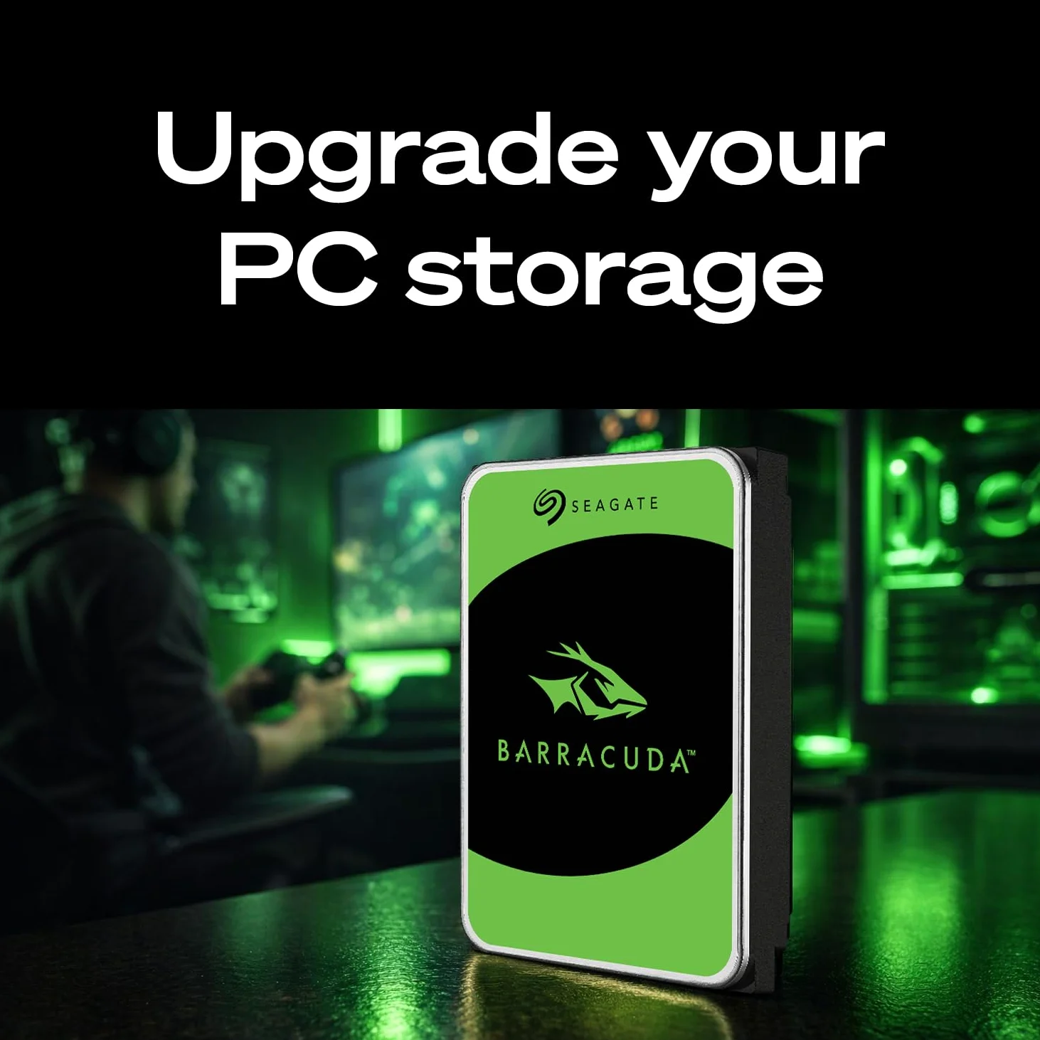 Seagate, ST4000DM004, Barracuda, drive da 4TB, 3,5” SATA 6 Gb/s 256 MB