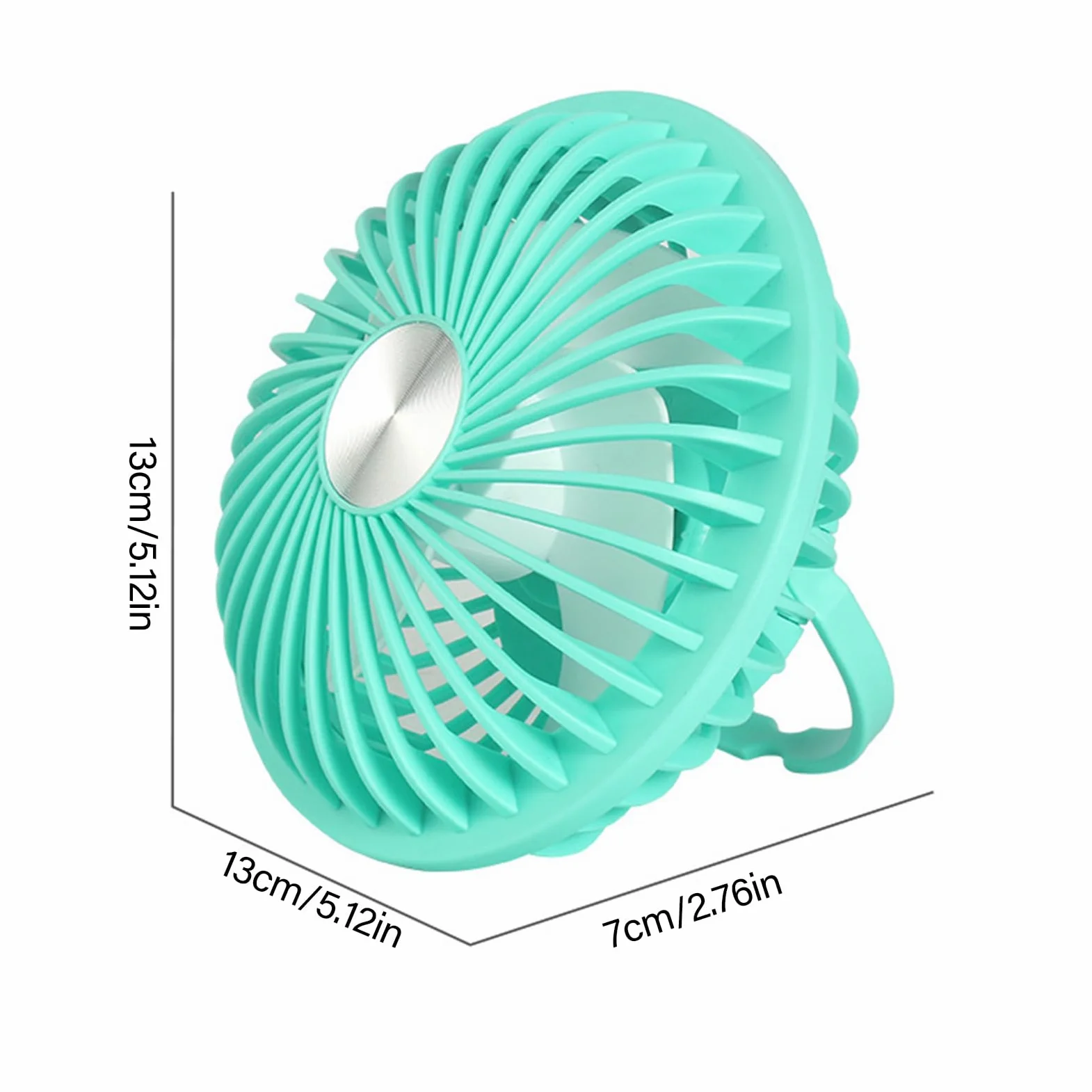 Ventilatore da tavolo USB da tavolo ventilatore da parete regolabile forte silenzioso raffreddamento per camera da letto desktop campeggio e lampada