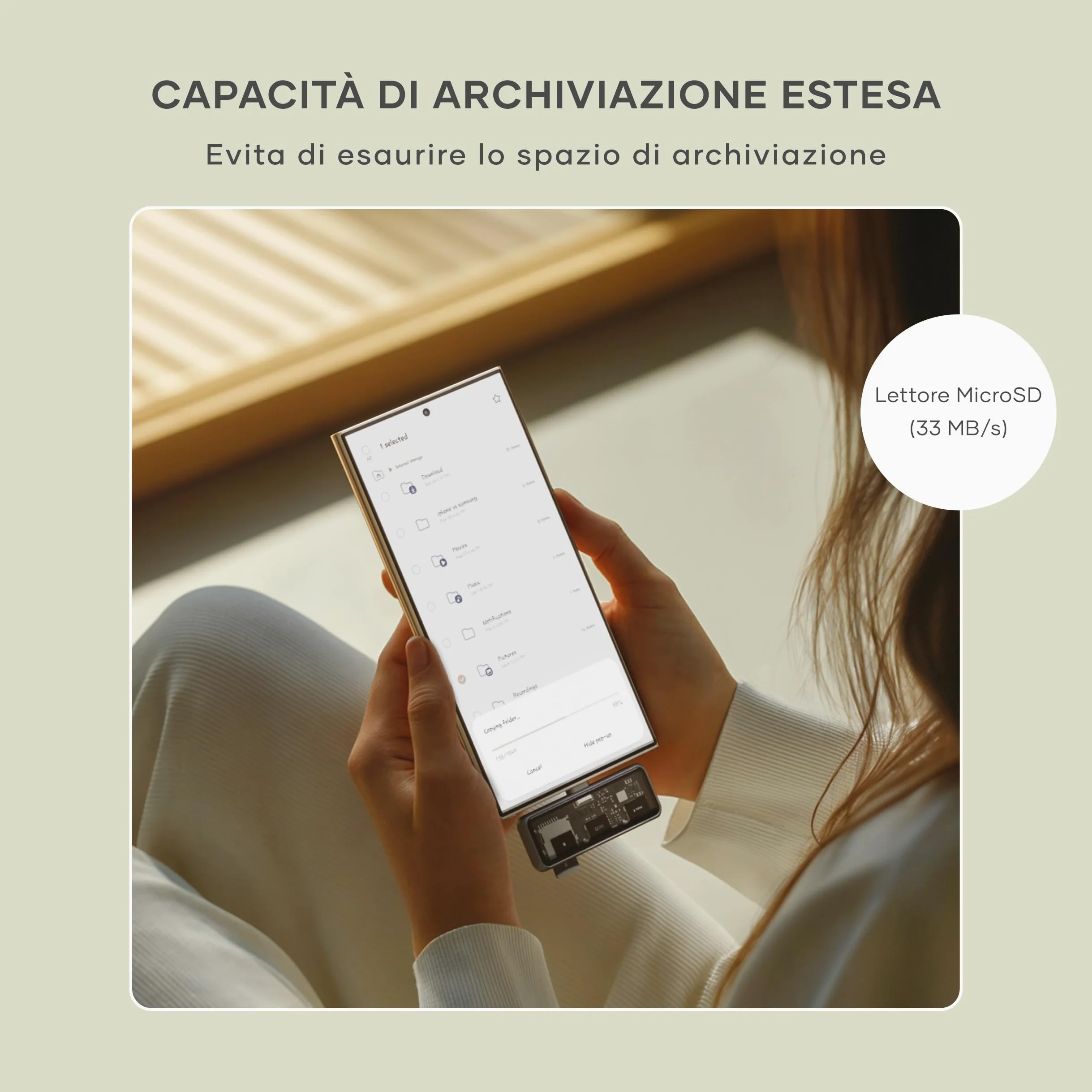 SATECHI Mobile Hub USB C 3 in 1 con Lettore MicroSD, HDMI, 100W, 10Gbps | Lettore di schede microSD, video 4K@60Hz, adattatore portatile per iPhone, iPad, Nintendo Switch e altro