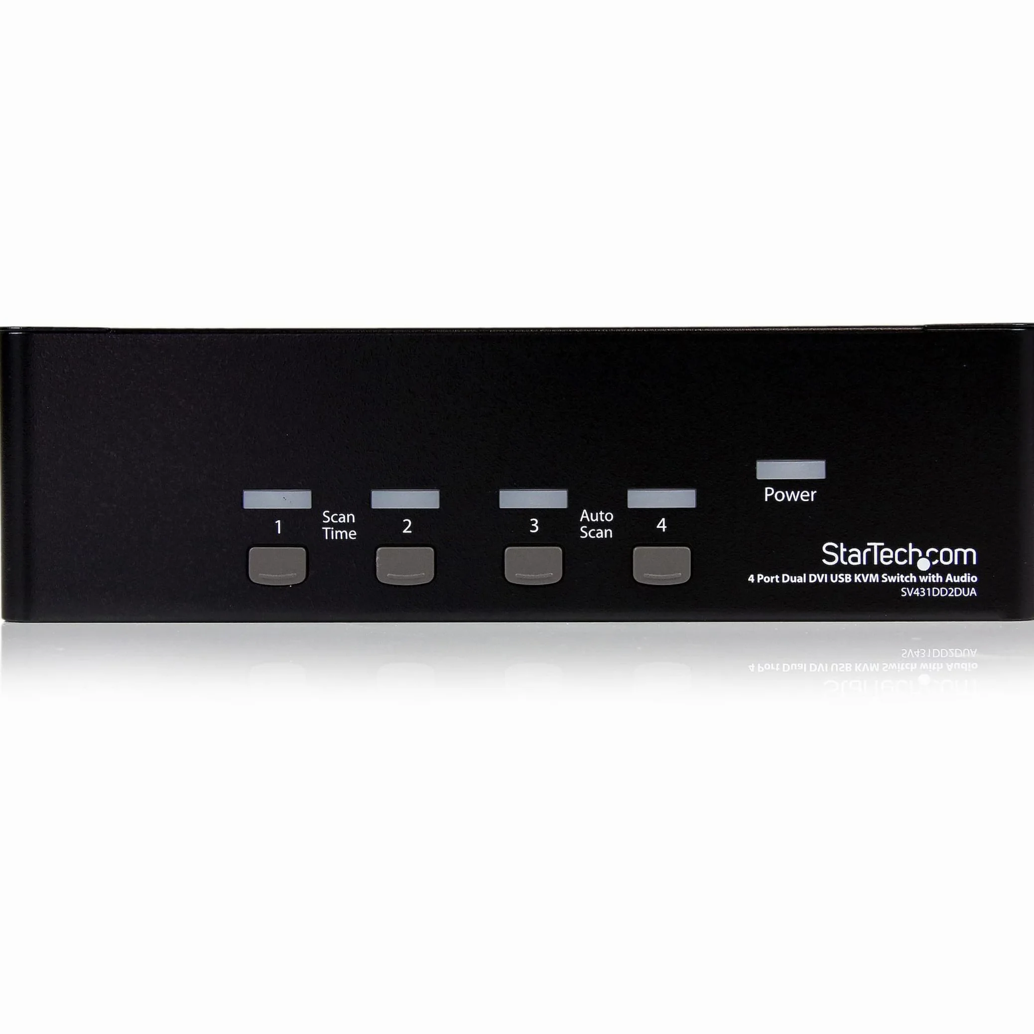 StarTech.com Switch KVM Dual DVI USB 4 porte con audio e hub USB 2.0 (SV431DD2DUA)