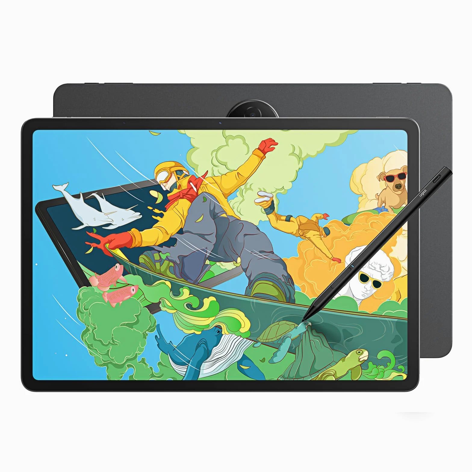 Ugee Android tablet UT3 14,25 pollici, Octa Core con Grafica Indipendente e Sensore U da 8 GB + 256 GB, Batteria 10000 mAh