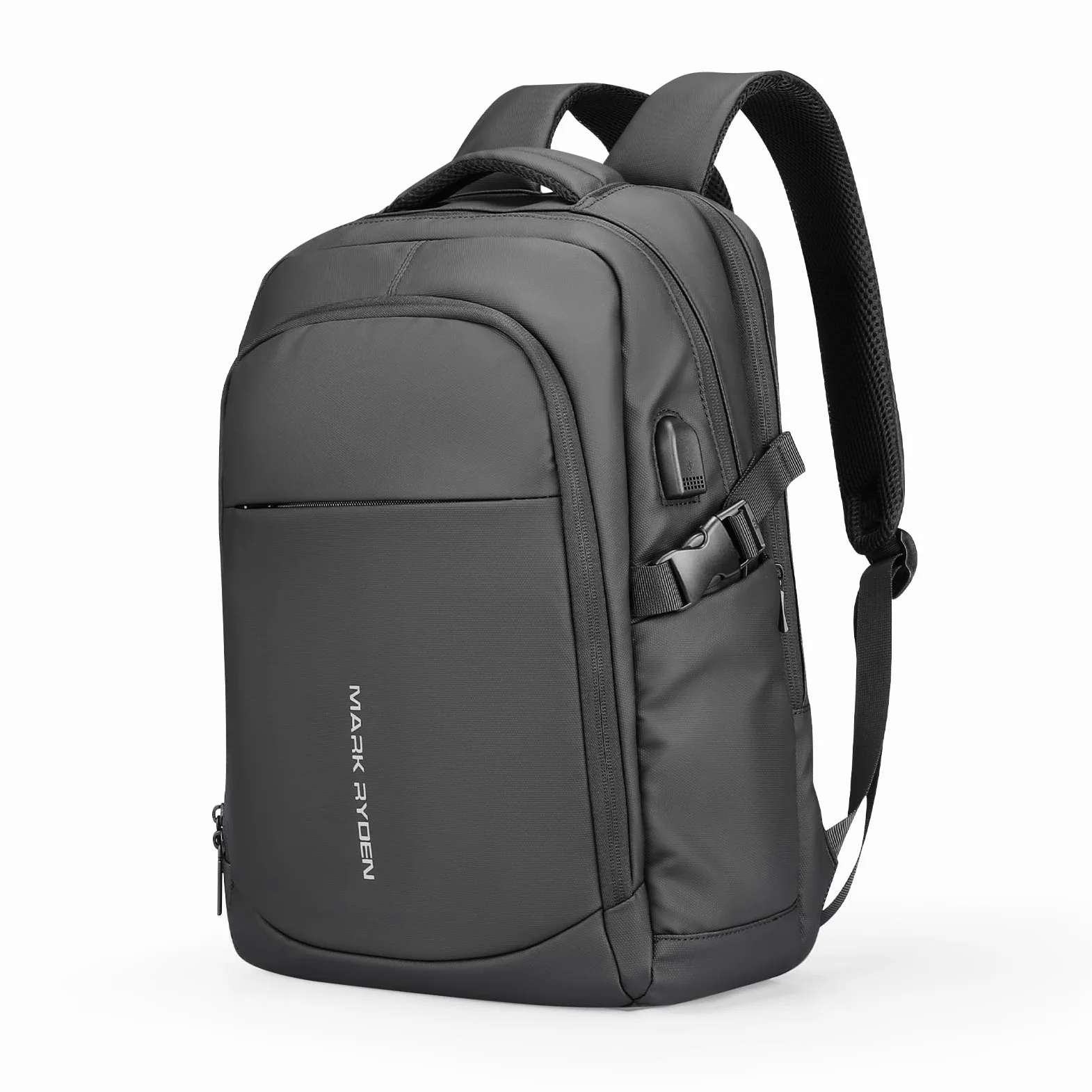 MARK RYDEN Zaino per Computer Portatile da 15.6 Pollici per Laptop PC Anti Borseggio Anti Graffio Zaino da Lavoro Impermeabile con Presa Ricarica USB per Viaggiare Scuola e Ufficio