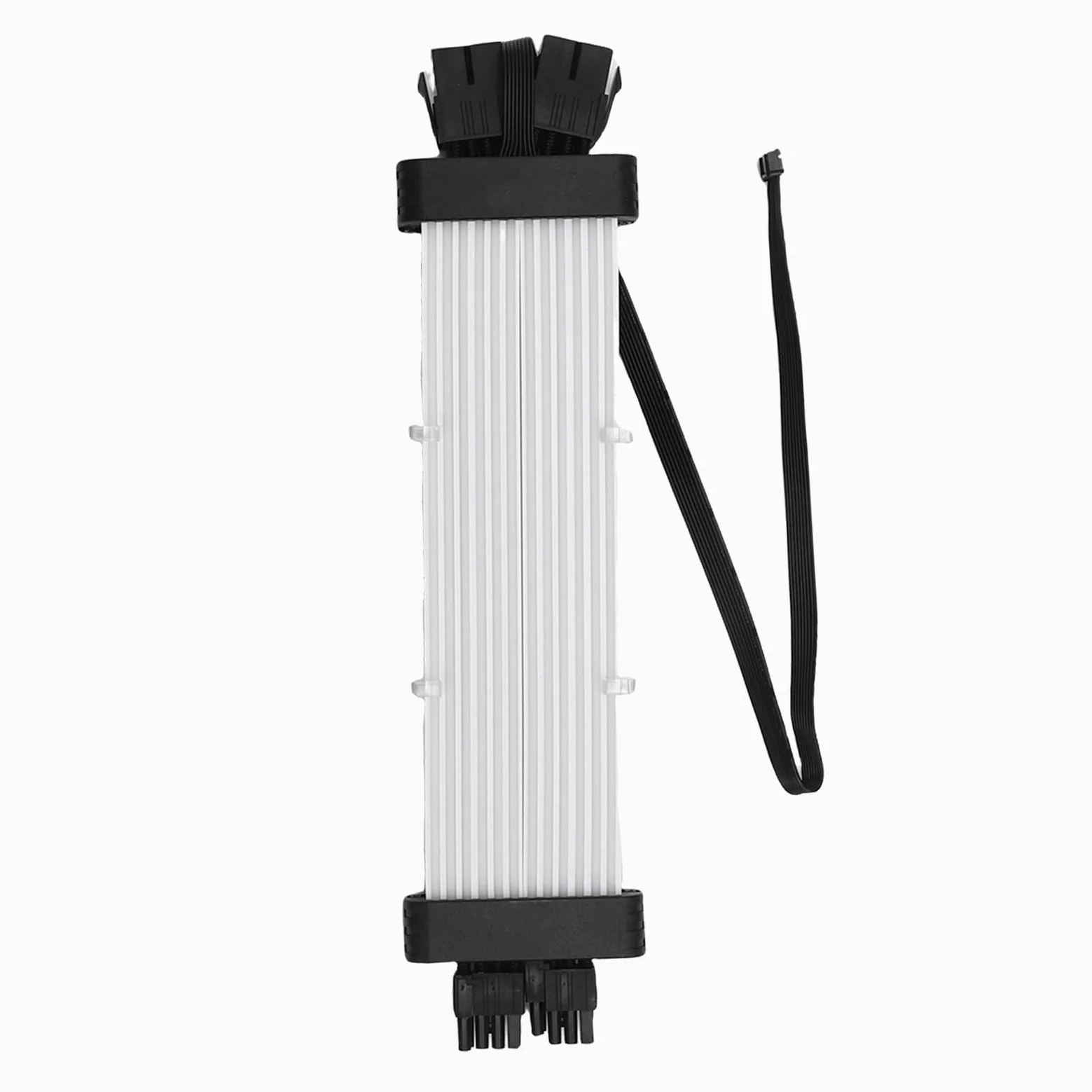 Fabater Cavo PSU ARGB con 120 Perline Luminose Configurazione di Gioco Straordinaria - Striscia LED di Sincronizzazione ARGB da 5 V per Appassionati di PC, Materiale Siliconico, 1 unità (#2)