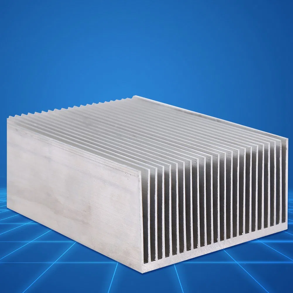Dissipatore di calore in alluminio per dissipatore di calore Kit per dissipatore di calore per amplificatore a LED Modulo IC a transistor 100 * 69 * 36mm
