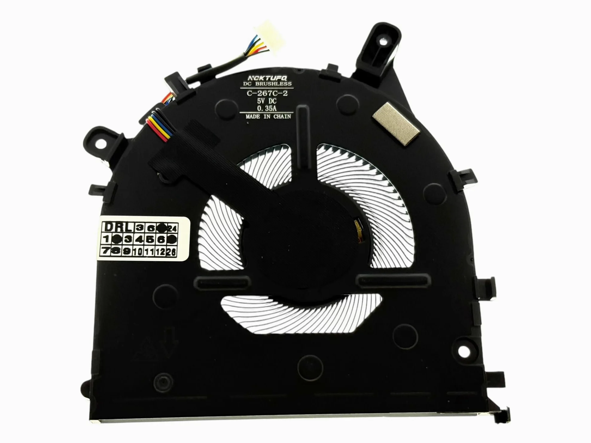 Ventola di Raffreddamento CPU compatibile per Lenovo ThinkPad E14 Gen 2 (Type 20TA, 20TB), E15 Gen 2 (Type 20TD, 20TE), E14 Gen 4 (type 21E3, 21E4), E15 Gen 4 (type 21E6 21E7) PN: 5F10Z58242